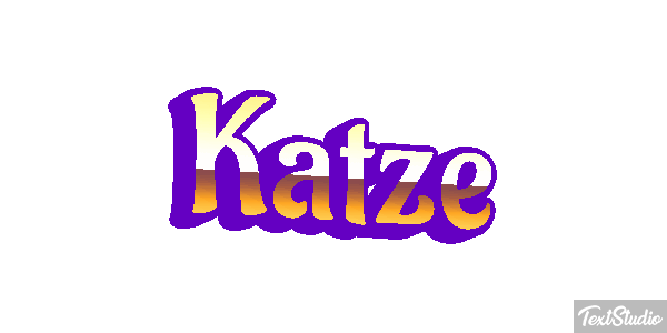 Katze Texteffekt