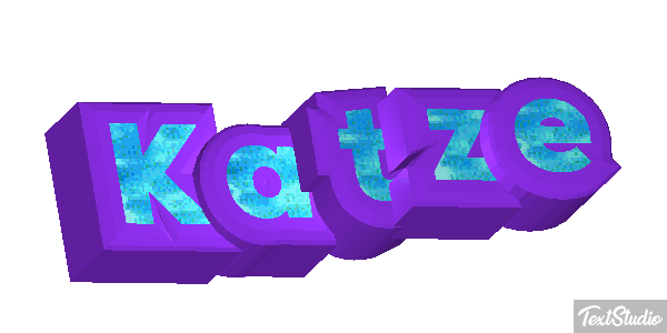 Katze Texteffekt