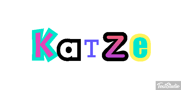 Katze Texteffekt