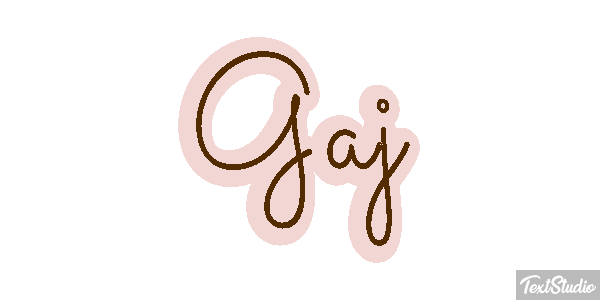 Gaj Effet de texte