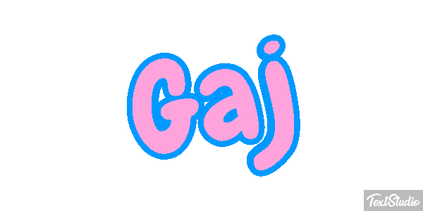 Gaj Effet de texte