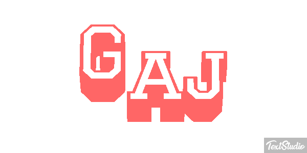 Gaj Effet de texte
