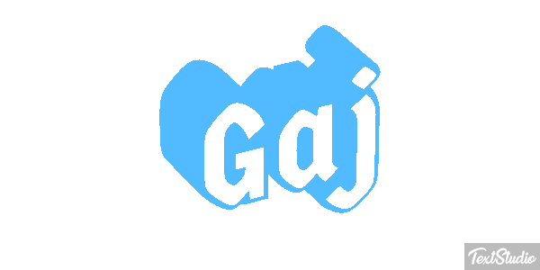 Gaj Effet de texte