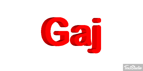 Gaj Effet de texte
