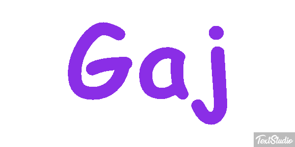 Gaj Effet de texte