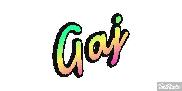 Gaj Effet de texte