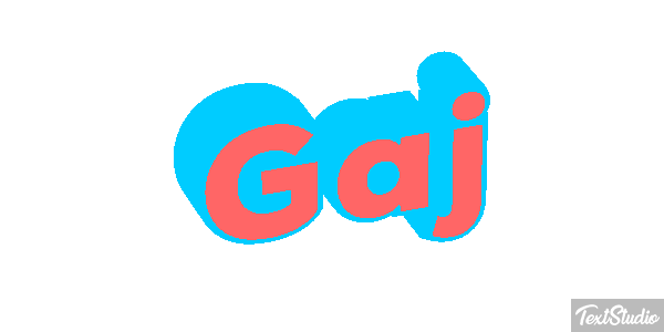 Gaj Effet de texte