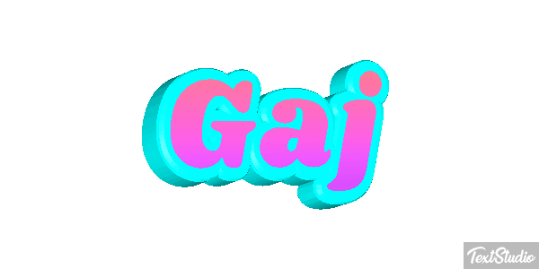 Gaj Effet de texte