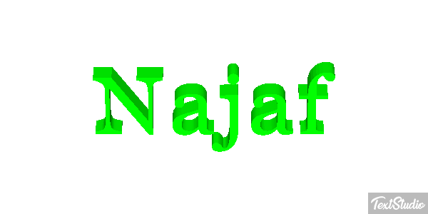 Najaf Efeito do texto