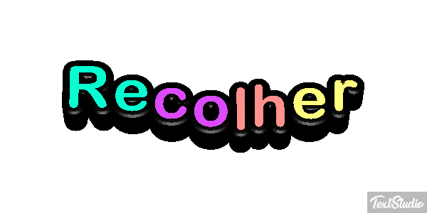 Recolher Tekst effect