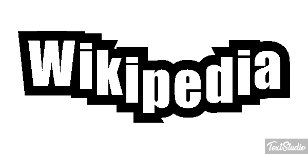 Wikipedia Text effect