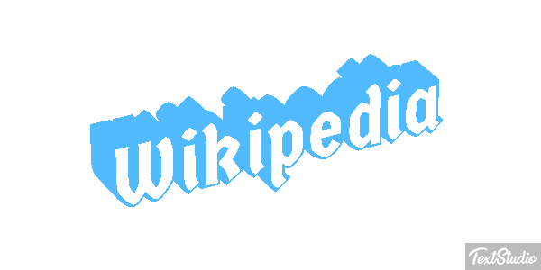 Wikipedia Text effect