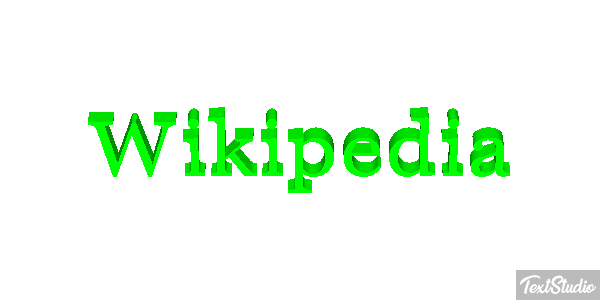 Wikipedia Text effect