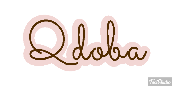 Qdoba Text effect