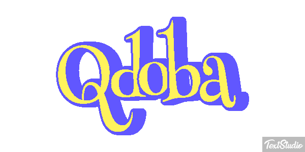 Qdoba Text effect