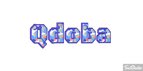 Qdoba Text effect