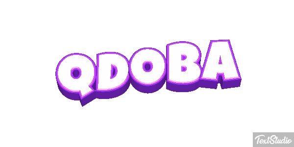 Qdoba Text effect
