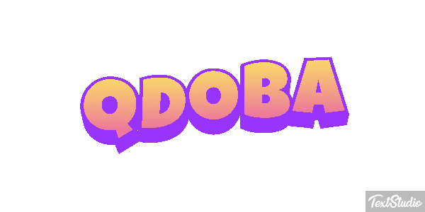 Qdoba Text effect