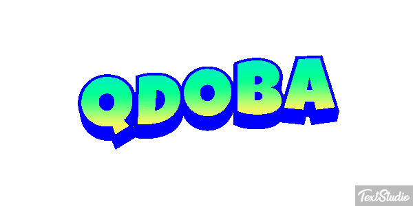 Qdoba Text effect