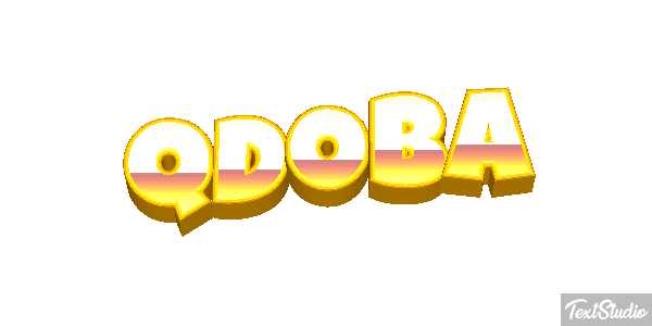 Qdoba Text effect