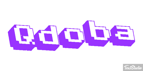 Qdoba Text effect
