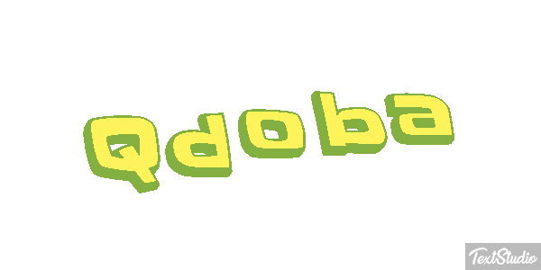 Qdoba Text effect