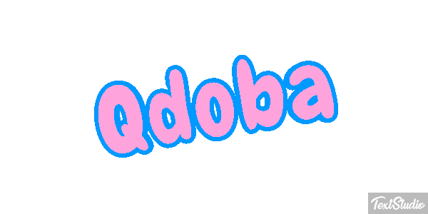 Qdoba Text effect