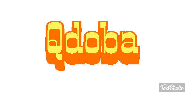 Qdoba Text effect