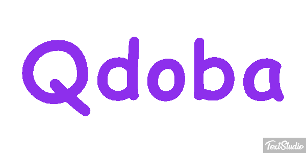 Qdoba Text effect