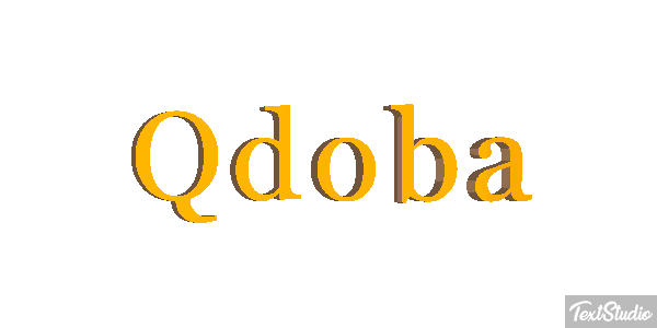 Qdoba Text effect