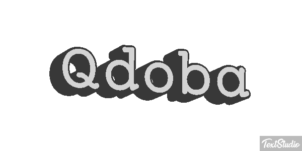 Qdoba Text effect