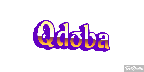 Qdoba Text effect