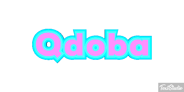 Qdoba Text effect
