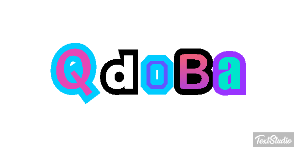 Qdoba Text effect