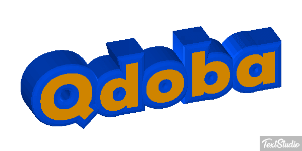 Qdoba Text effect