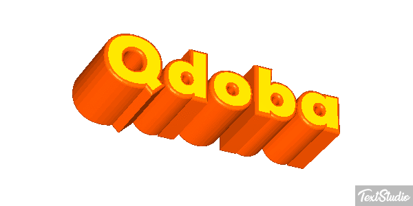 Qdoba Text effect