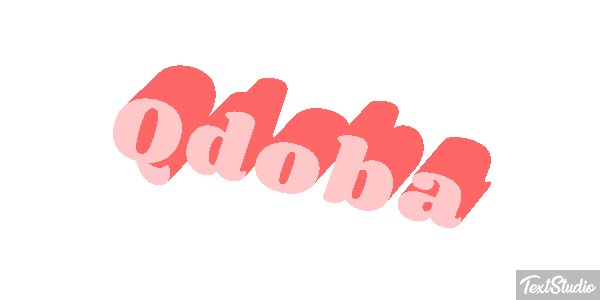 Qdoba Text effect