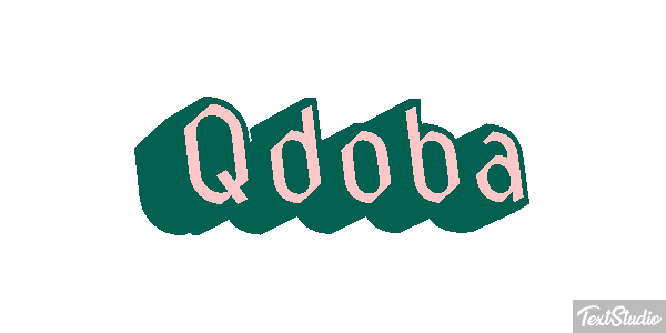 Qdoba Text effect