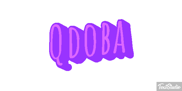 Qdoba Text effect