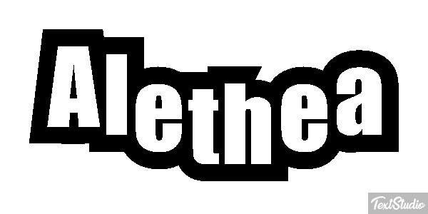 Alethea Text effect