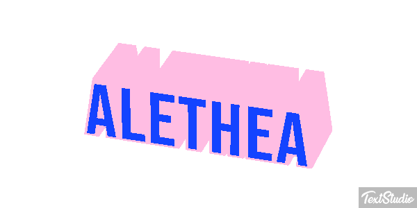 Alethea Text effect