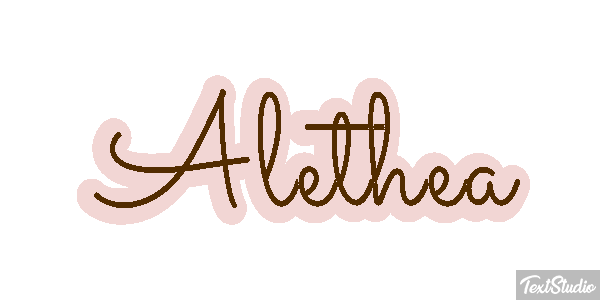 Alethea Text effect