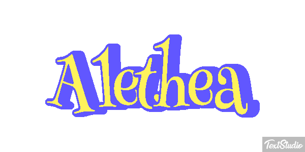 Alethea Text effect
