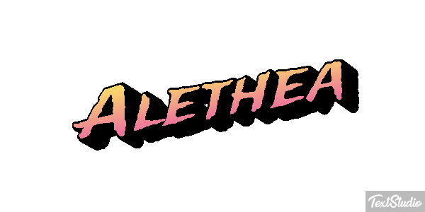 Alethea Text effect
