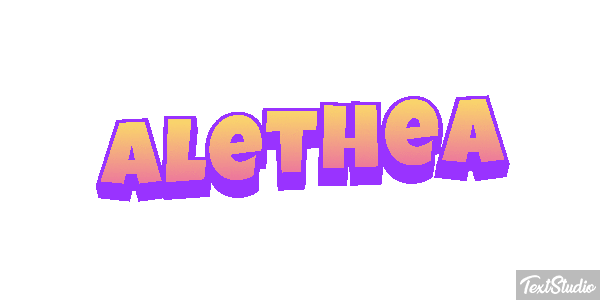 Alethea Text effect