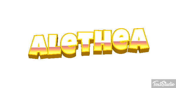 Alethea Text effect