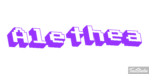 Alethea Text effect