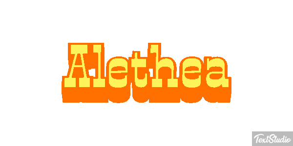 Alethea Text effect