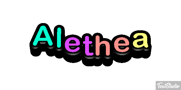 Alethea Text effect