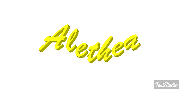 Alethea Text effect